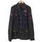 ヒステリックグラマー HYSTERIC GLAMOUR DESTROY ALL MONSTERS ワッペン バックプリント エポレット コットン ミリタリー ハーフ コートジャケット ユニセックス メンズ
