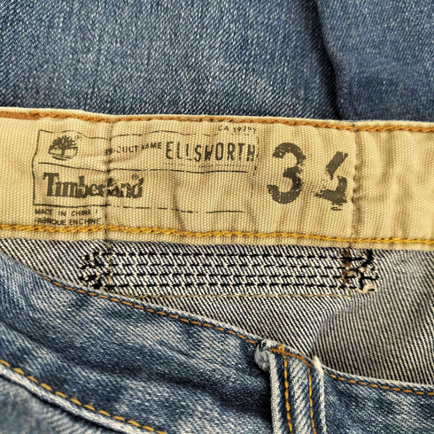 ティンバーランド Timberland ELLSWORTH セルビッジワイドデニムパンツ メンズ W34L32