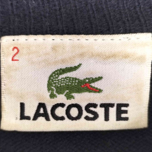 ラコステ LACOSTE ワンポイント チルデンニット Vネックニット レディース 2