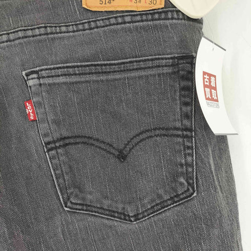リーバイス Levis 514 ブラックデニムパンツ メンズ 34X30