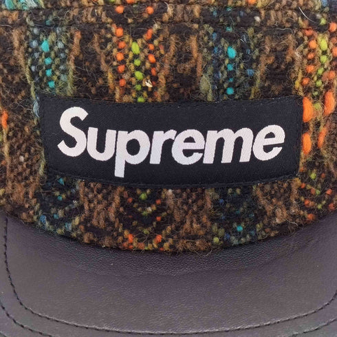 シュプリーム Supreme 13AW Diamond Tweed Camp Cap メンズ