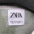 ザラ ZARA 総柄 アクリル コットン ニット メンズ import:M