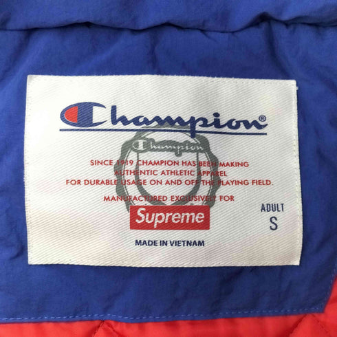 シュプリーム Supreme 15AW Champion Puffy Jacket メンズ import:S