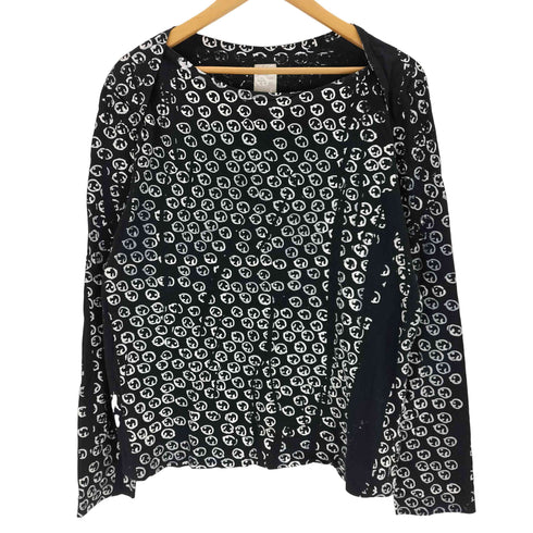 ノゾミイシグロ NOZOMI ISHIGURO 総柄ロングカットソー レディース