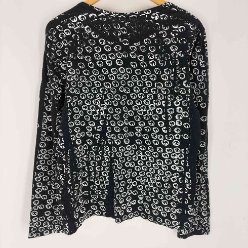 ノゾミイシグロ NOZOMI ISHIGURO 総柄ロングカットソー レディース