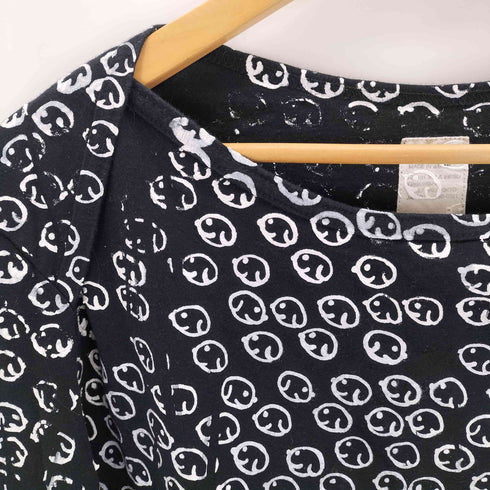 ノゾミイシグロ NOZOMI ISHIGURO 総柄ロングカットソー レディース