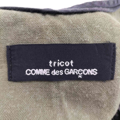 トリココムデギャルソン tricot COMME des GARCONS フラワーレース切替 コットンベスト レディース