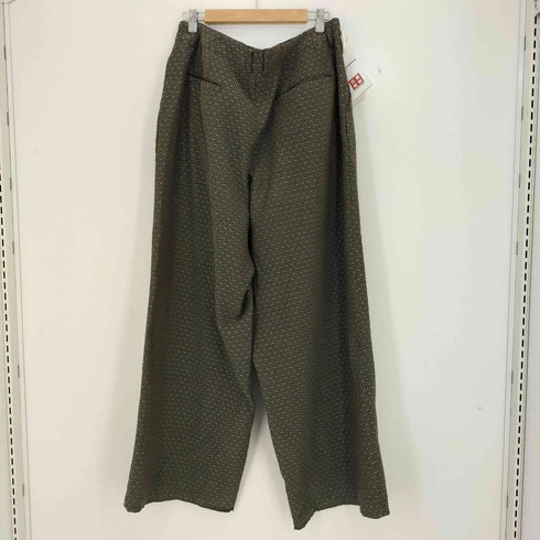 アンティローザ Auntie Rosa AIVER タック ジャガード バギースラックス メンズ JPN:L
