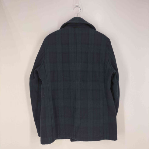 ハーバード HARVARD チェック ウールナイロン ピーコート メンズ import:XL