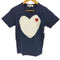 プレイコムデギャルソン PLAY COMME des GARCONS COTTON JERESY PRINT RED EMBLEM レディース JPN:M