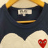 プレイコムデギャルソン PLAY COMME des GARCONS COTTON JERESY PRINT RED EMBLEM レディース JPN:M