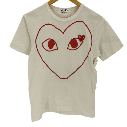 プレイコムデギャルソン PLAY COMME des GARCONS レッドハートTシャツ レディース JPN:S