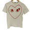 プレイコムデギャルソン PLAY COMME des GARCONS レッドハートTシャツ レディース JPN:S