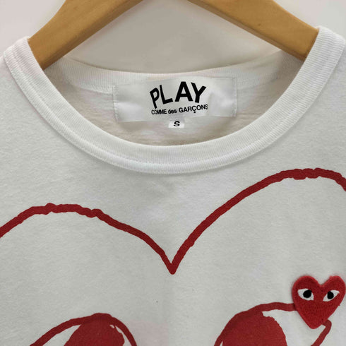 プレイコムデギャルソン PLAY COMME des GARCONS レッドハートTシャツ レディース JPN:S