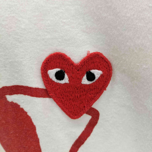 プレイコムデギャルソン PLAY COMME des GARCONS レッドハートTシャツ レディース JPN:S