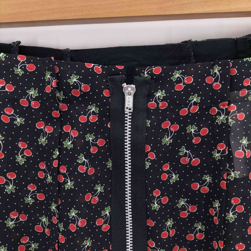 トリココムデギャルソン tricot COMME des GARCONS チェリー柄 スカート レディース JPN:M
