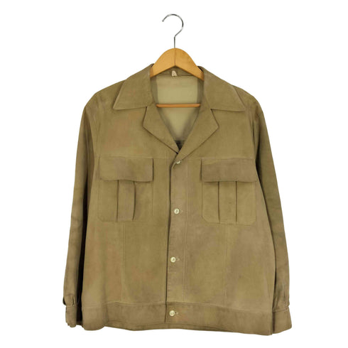 BARDIN PARIS スエード オープンカラーシャツジャケット メンズ JPN:3