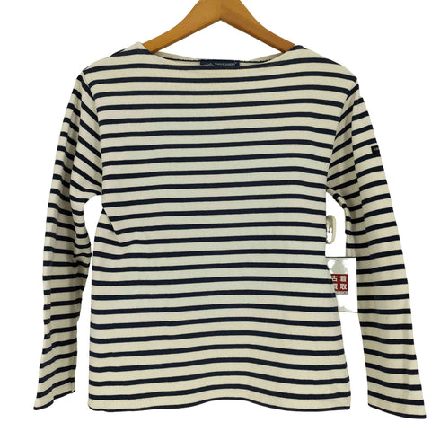セントジェームス SAINT JAMES フランス製 ボーダー ボートネック L/S Tシャツ バスクシャツ レディース import:XS