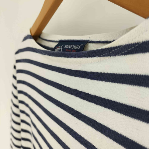 セントジェームス SAINT JAMES フランス製 ボーダー ボートネック L/S Tシャツ バスクシャツ レディース import:XS