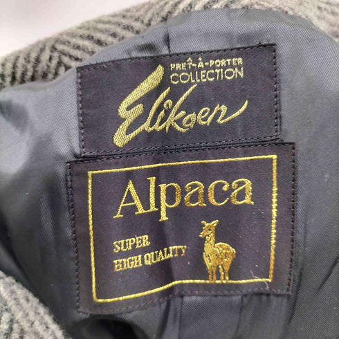 ELIKAEN アルパカ混ウールツイードジャケット レディース