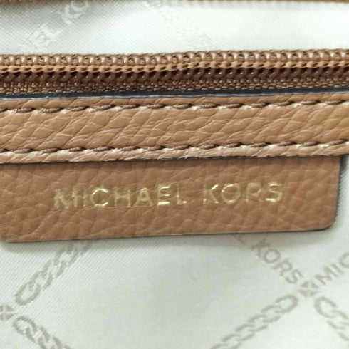 マイケルコース Michael Kors HEIDI ストライプ キャンバス×レザーベージュトートバッグ レディース