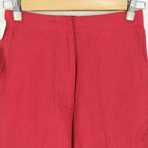 ランブルレッド RUMBLE RED バックレース リネン ワイドパンツ レディース JPN:S