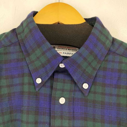 トーマスメイソンフォーフェアファクス THOMAS MASON for FAIRFAX L/S BD チェックシャツ メンズ JPN:L