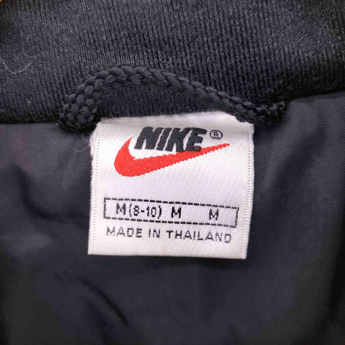 ナイキ NIKE 90S~00S 銀タグ アーム素材切替 パテッドブルゾン レディース import:M