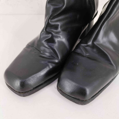 MADE IN ITALY サイドジップ ショートブーティ レディース EUR:36
