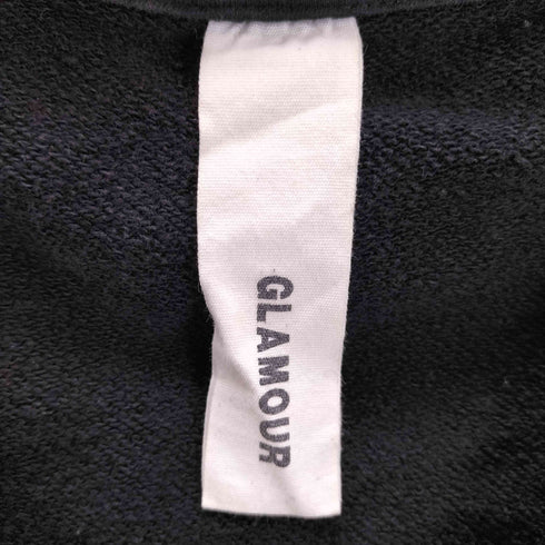 グラマー glamour ハーフジップカットオフノースリーブパーカー メンズ FREE