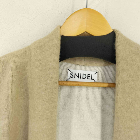 スナイデル snidel ダブルフェイスロングカーデ レディース FREE