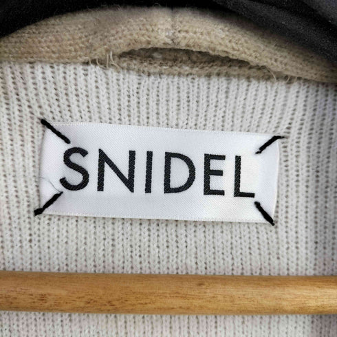 スナイデル snidel ダブルフェイスロングカーデ レディース FREE