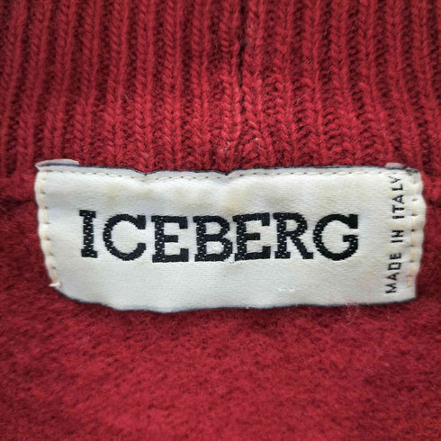 アイスバーグ ICEBERG イタリア製 トランプ柄ハイネックニット レディース
