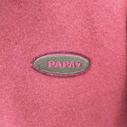 パパス papas 襟コーズ ダブルジップ ウールフライトジャケット メンズ JPN:M