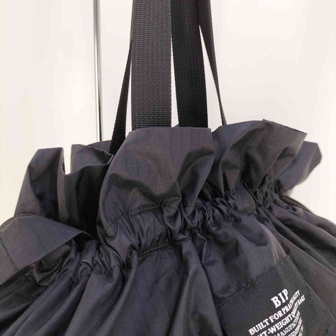 BIP BAGSINPROGRESS USA製 ナイロン ドローストリング ショルダーバッグ メンズ