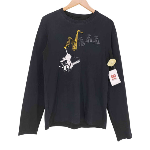 ルシアンペラフィネ Lucien Pellat-Finet フロントプリント L/S TEE メンズ