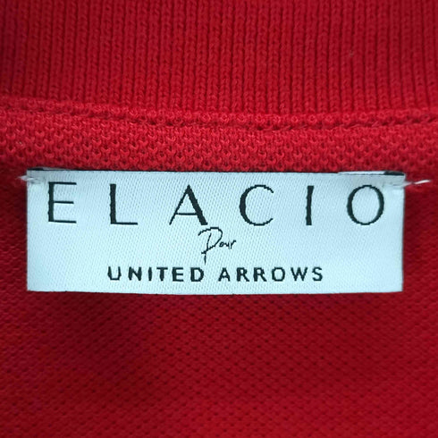 ユナイテッドアローズ UNITED ARROWS ELACIO LOINGロワン コットン鹿の子ソリッドL/Sポロ メンズ 3