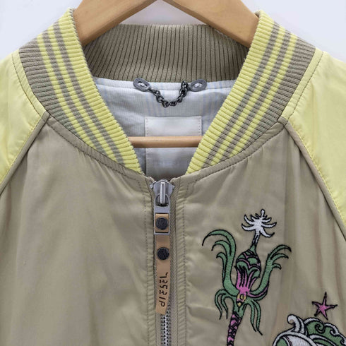 ディーゼル DIESEL ドラゴン刺繍 スカジャン レディース JPN:M