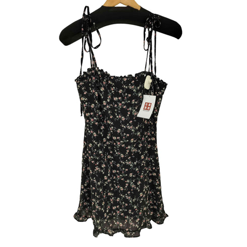 NOT YOUR ROSE Frill mini dress flower レディース import:S
