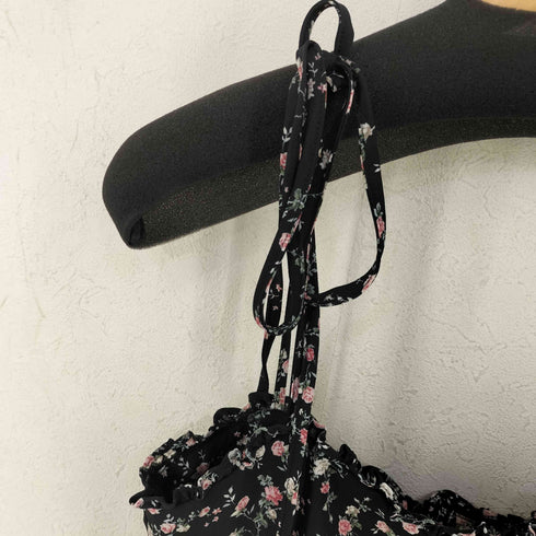 NOT YOUR ROSE Frill mini dress flower レディース import:S
