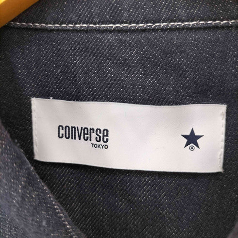 コンバーストウキョウ CONVERSE TOKYO 背面刺繍 デニムシャツ ロング ワンピース レディース
