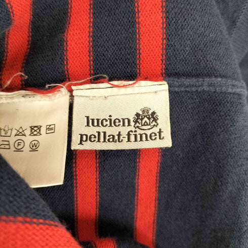ルシアンペラフィネ Lucien Pellat-Finet フロントダメージデザインボーダークルーネックニット レディース JPN:S