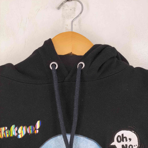 KAIKAI KIKI フロントプリントプルオーバーパーカー メンズ JPN:XL