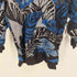 80S Spago knits USA製 花柄 総柄 メタリック ラメ アクリル ニット セーター レディース import:L
