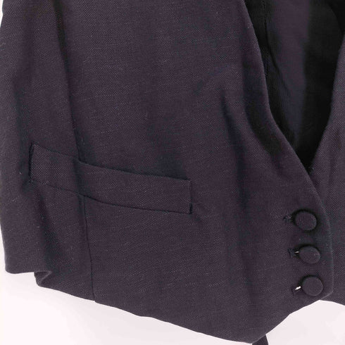 ザラ ZARA 裏地花柄 クロップド ベスト レディース import:XS
