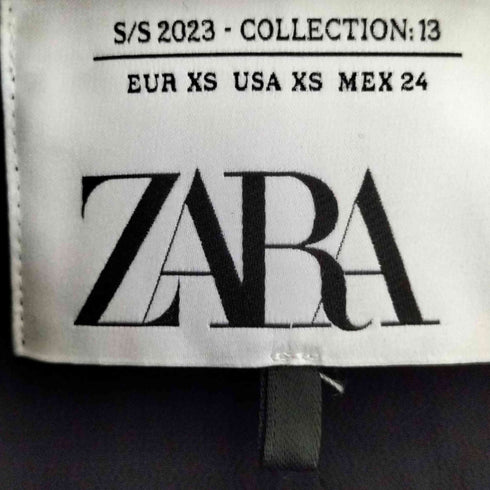ザラ ZARA 裏地花柄 クロップド ベスト レディース import:XS
