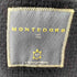 MONTEDORO ナイロン混 ウールピーコート メンズ 44