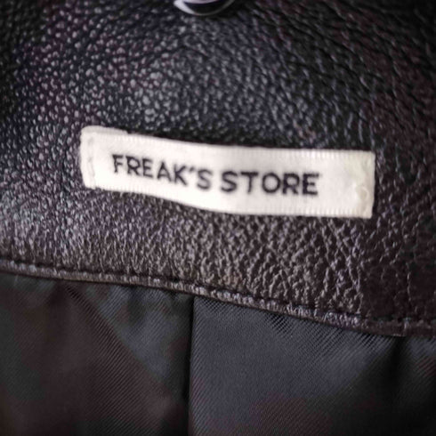 フリークスストア FREAKS STORE ラムレザーライダースジャケット レディース JPN:M