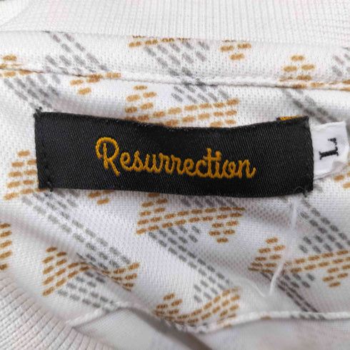 Resurrection 総柄 S/S ポロシャツ メンズ JPN:L