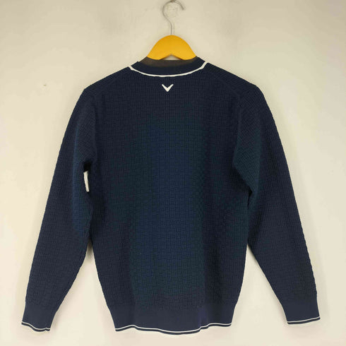 キャロウェイ Callaway ロゴ刺繍Vネックニット レディース JPN:M